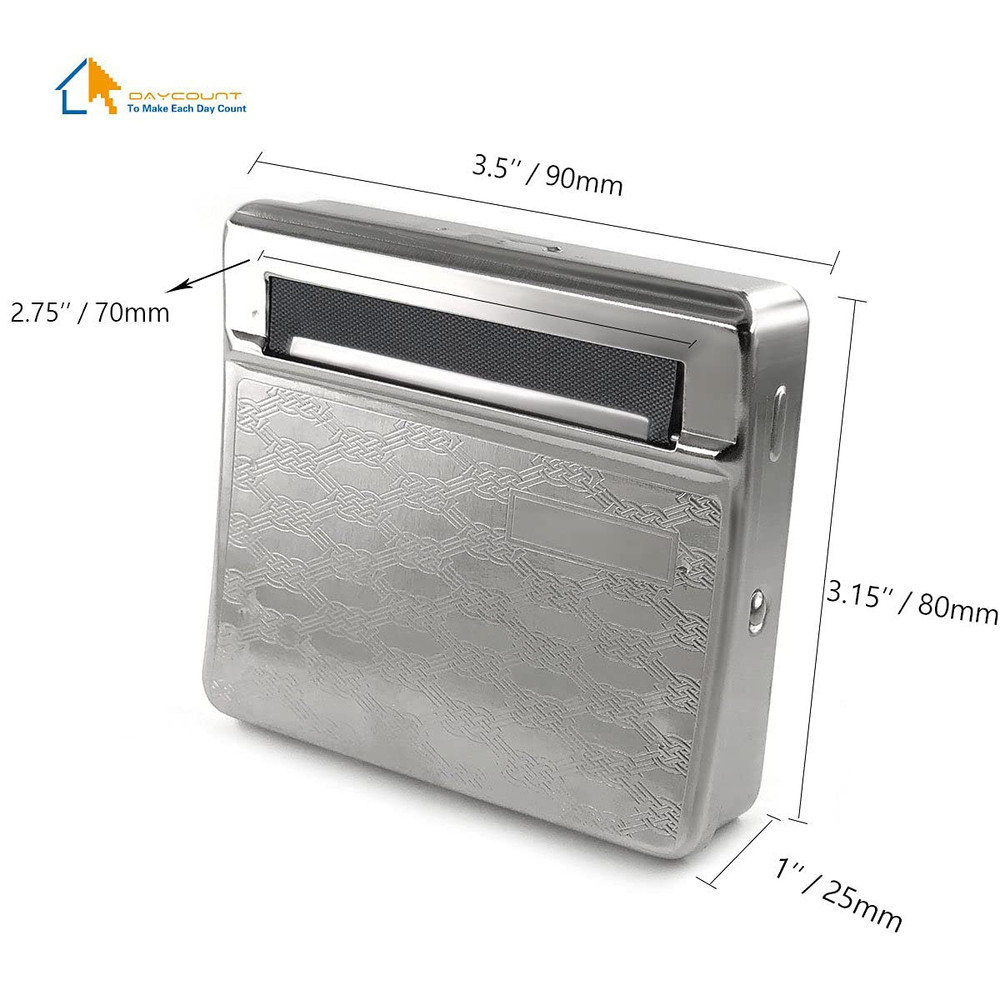 Daycount Metal Automatic Cigarette Smoking Rolling Machine Roller 70Mm (Random P