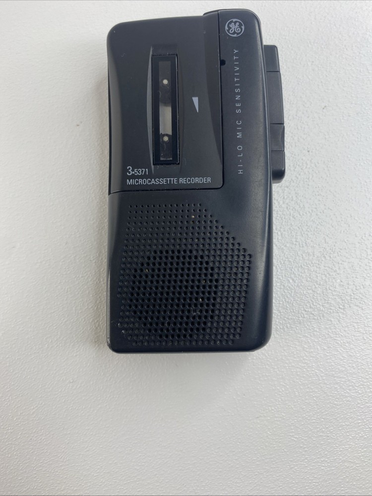 GE General Electric Microcassette Tape Recorder 3-5371B Tested