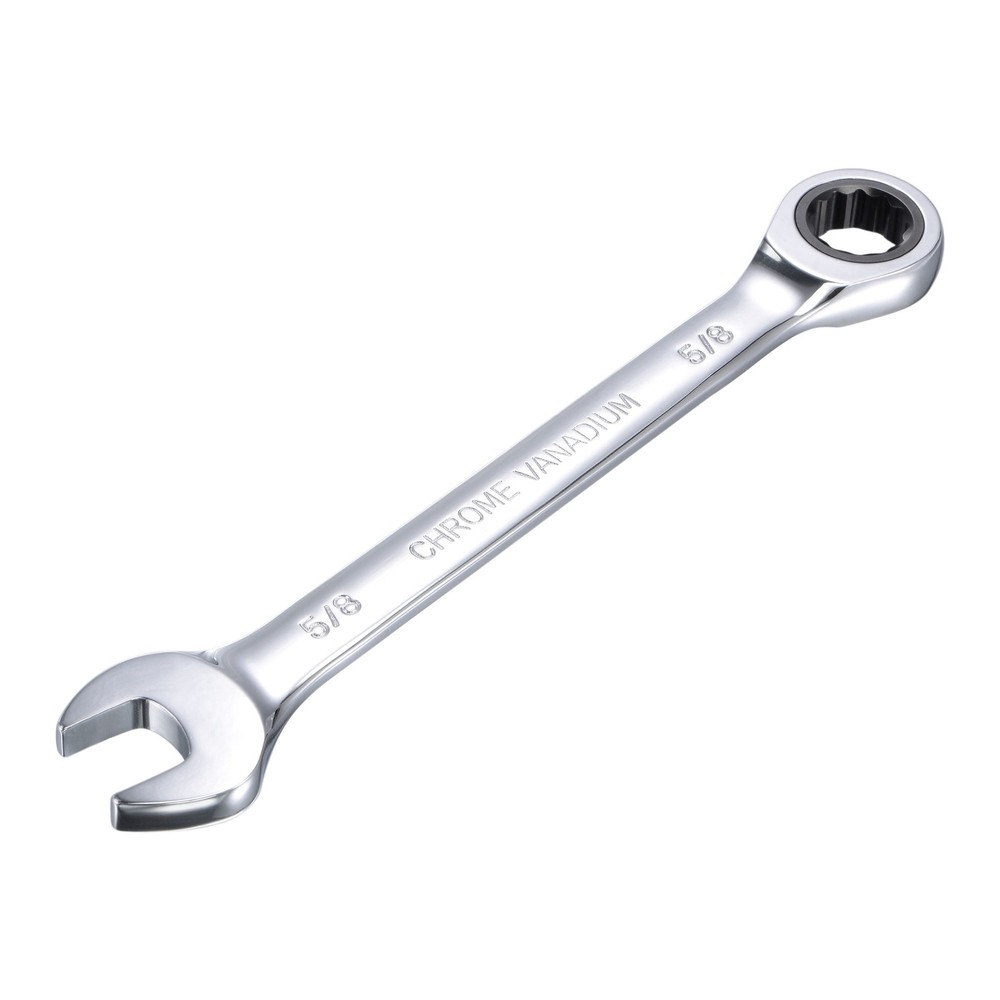 5/8" Ratcheting Combination Wrench SAE 72 Teeth 12Points Box Ended Spanner Tools