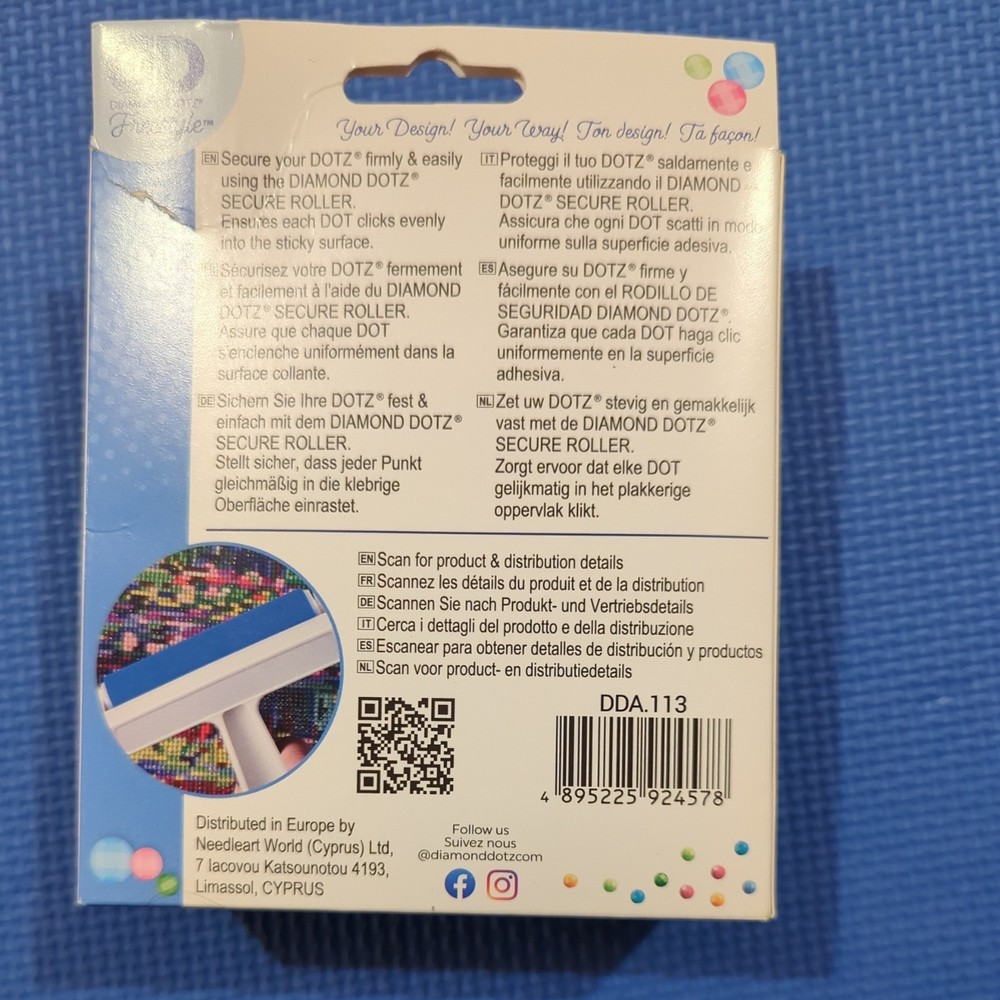 DIAMOND DOTZ Accessories Secure Roller, Vinyl Small to Medium