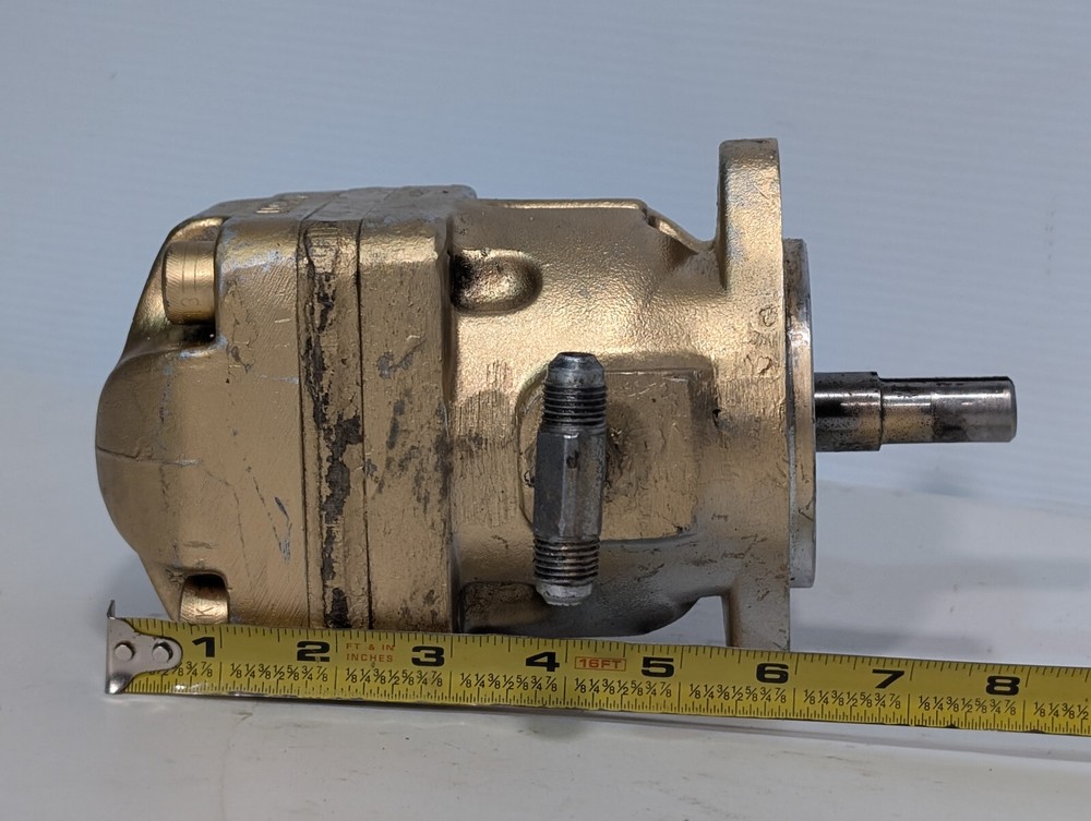 Denison Vintage Industrial Hydraulic Pump, Flange Mounted, Model Unknown