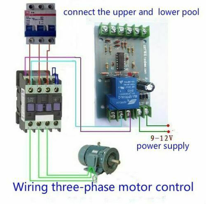 DC 12V Liquid Level Controller Water Level Detection Sensor Switch Relay Module