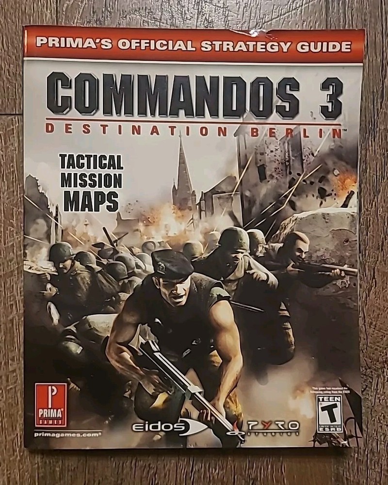 Commandos 3 Destination Berlin Strategy Guide Prima Games PC Strategy