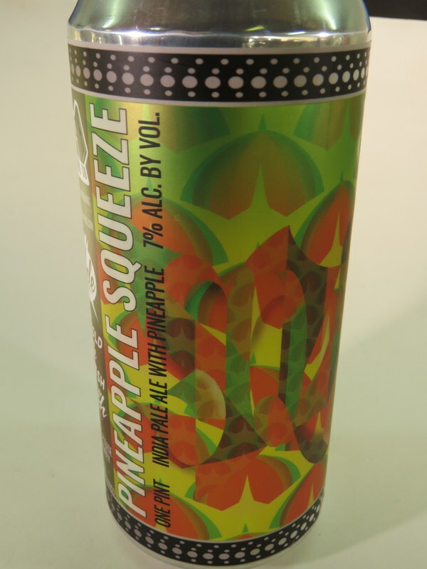 Craft Beer Can ~ SHORT THROW Brewing Pineapple Squeeze IPA ~ North Haven, CT