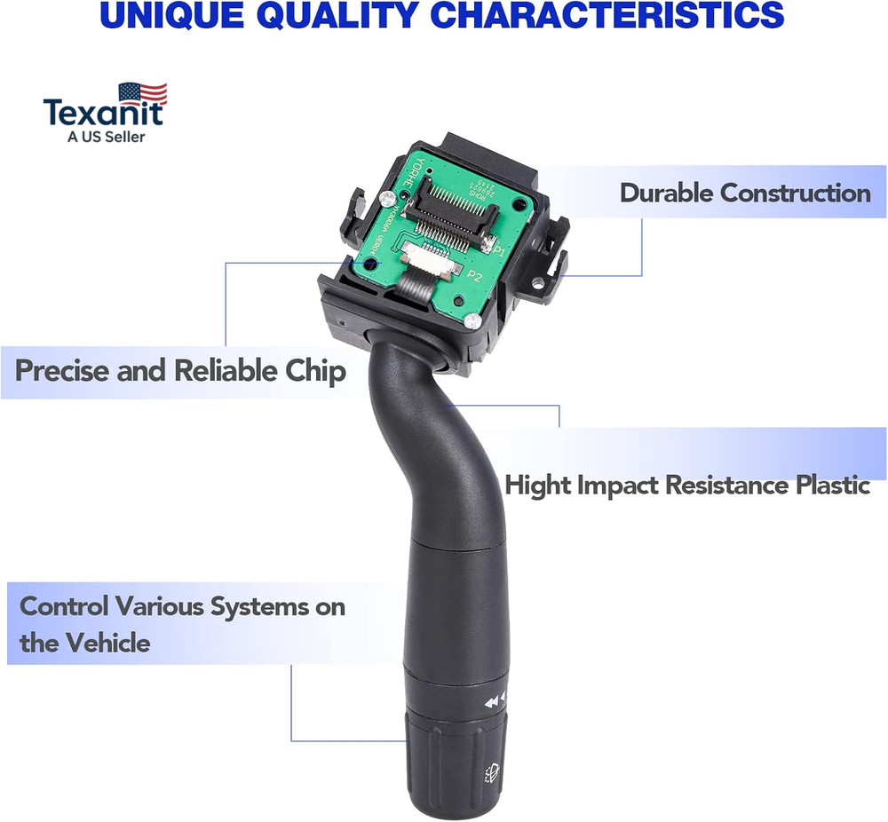 Windshield Wiper Switch Multi-Function Turn Signal Switch Replacement for 2011 2