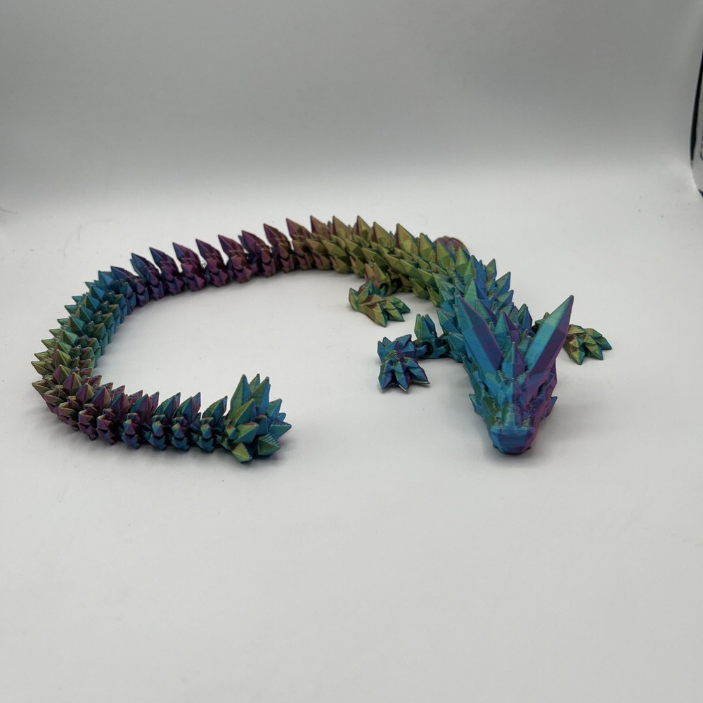 3-D Printed Color, Shifting Dragon