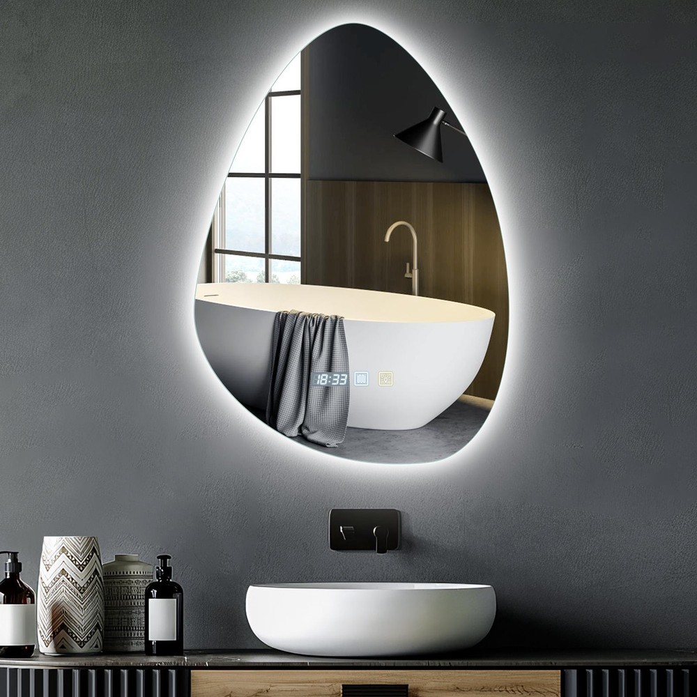LED Bathroom Mirror With Light 3 Colors Led Bathroom Vanity Mirror Durable