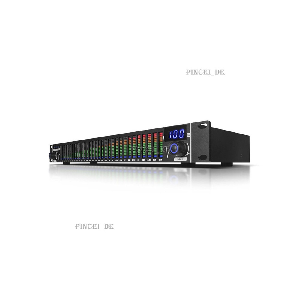 EQ-A31 Professional 31 Band Equalizer Digital Equalizer (Black) for Stage