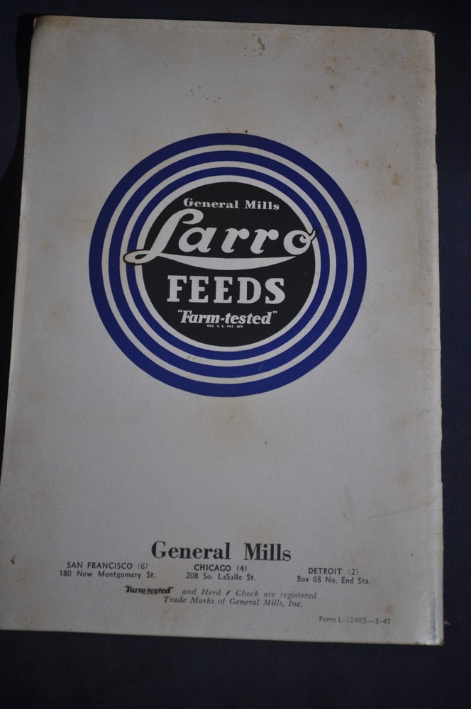 1947 Larro Dairy Guide by General Mills