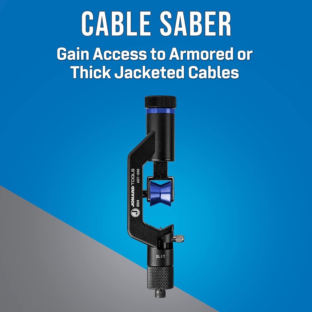 Jonard Tools AST-200 Cable Saber™ Armored Mid Span Cable Slit & Ring Tool
