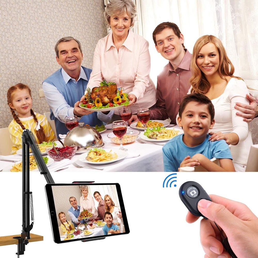 Wireless Remote Control Shutter Buttons for Smartphone, 1, Black, Round with ...