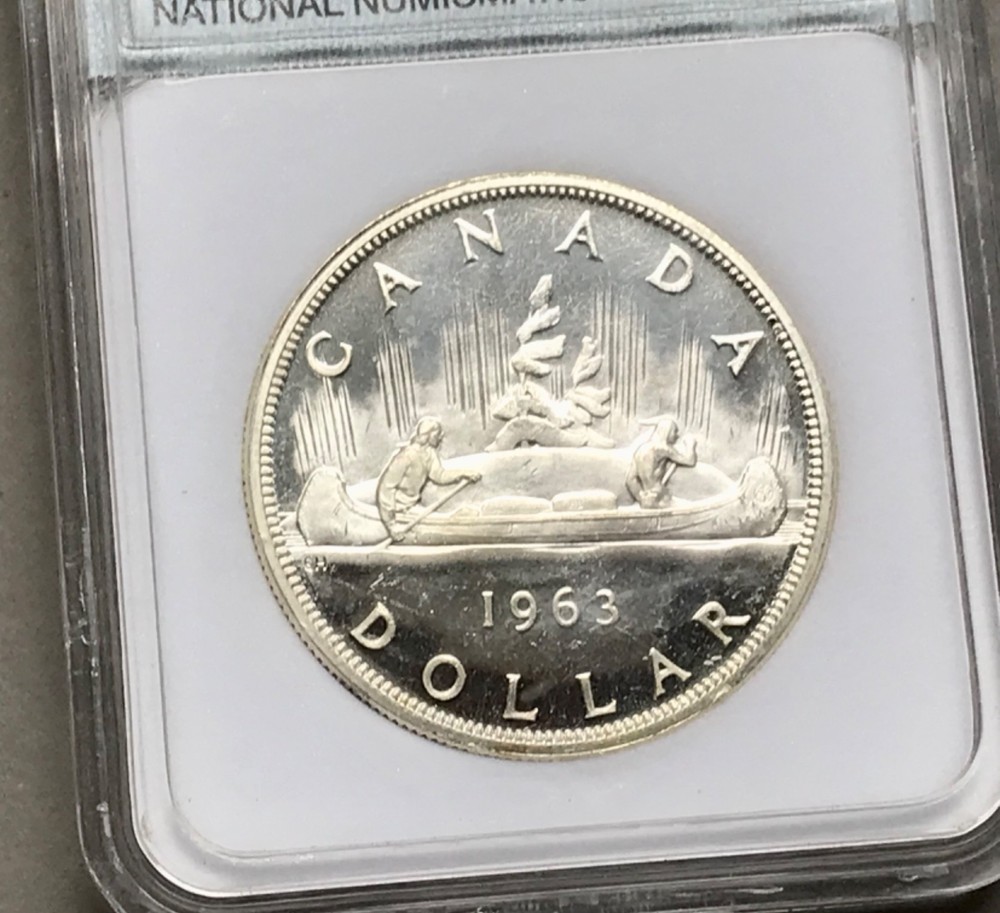 1963 Canada Silver Prooflike Dollar