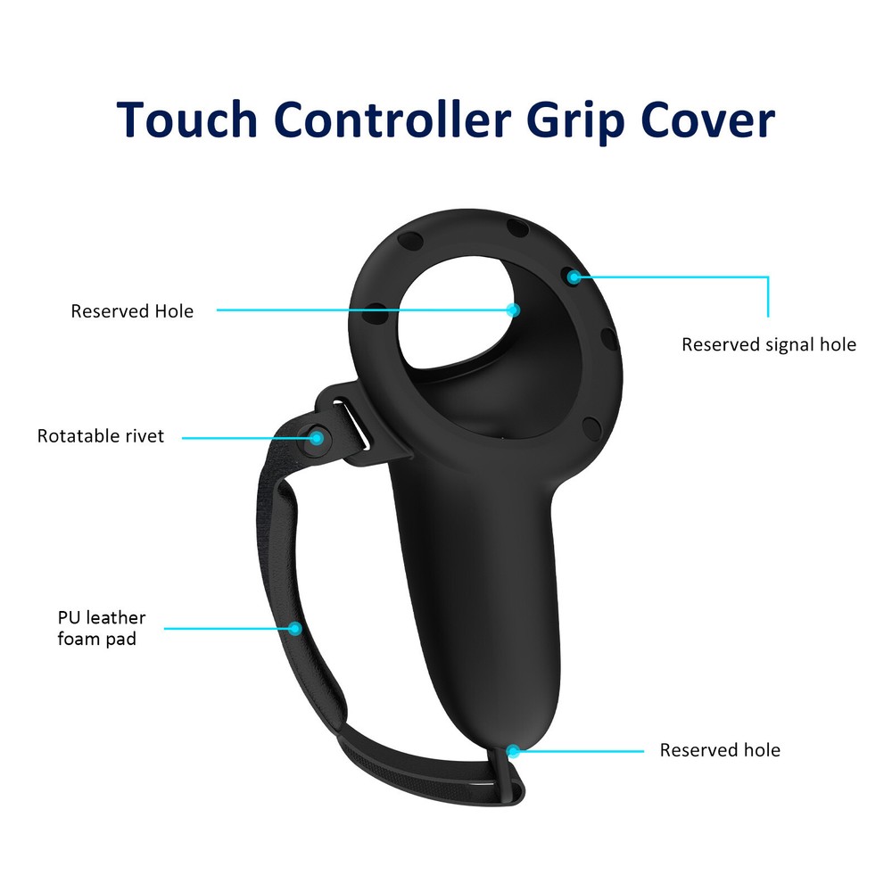 For Meta Quest 3 Grips Protective Silicone Controller Sleeve Cover Accessories