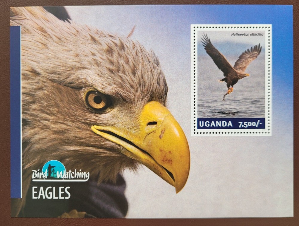 Uganda 2014 / Birds - Eagles  / 1v ms