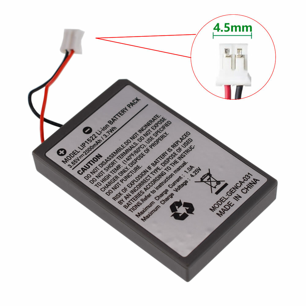 Rechargeable Battery For PS4 Controller 2000mAh Replacement & USB Charging Cable