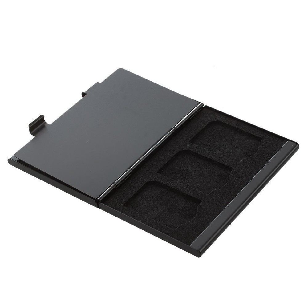 Case Transmission Case Memory Card Storage Alu . for TF Flash for Black5645