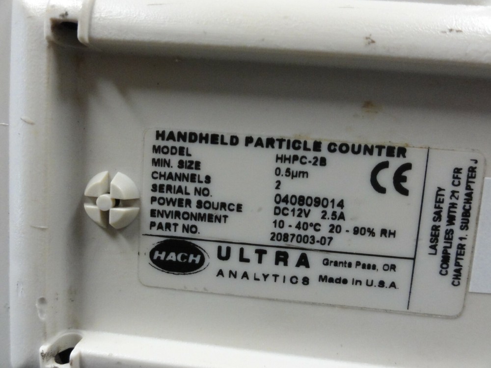 Met Ohne HHPC-2B Handheld Particle Counter