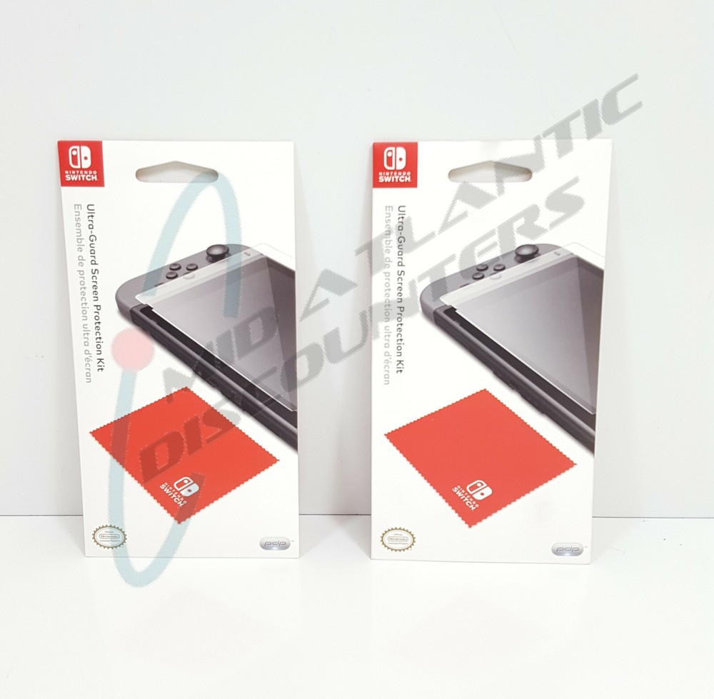 2-Pack PDP Ultra Guard Screen Protector Kits for Nintendo Switch Game Console