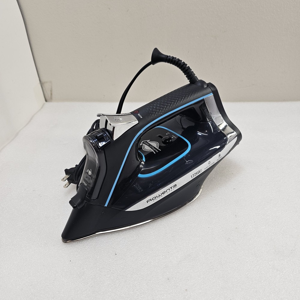 Rowenta Smart Steam Iron, Smart Temp Technology, 1725W, Black