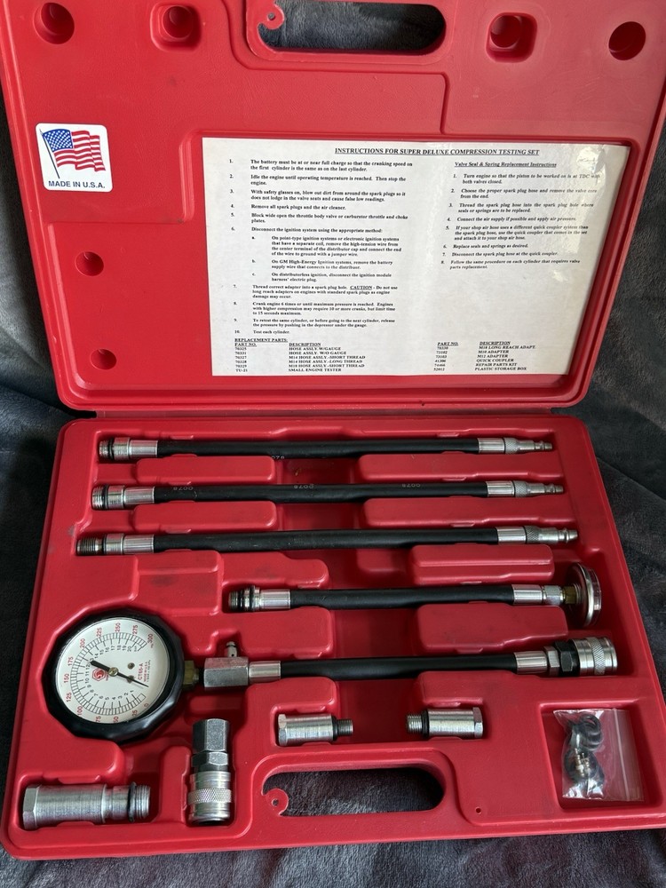 CT166K Matco Tools Compression Test Kit Complete with Case.