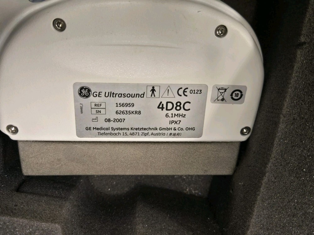 GE 4D8C Ultrasound Transducer Probe