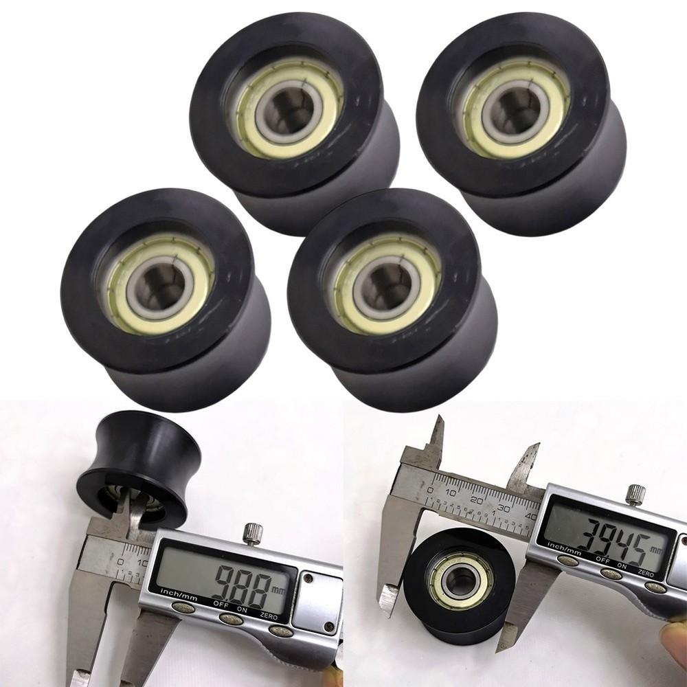Replacement Guide Wheels for Rowing Machines and Exercise Bikes Set of 4