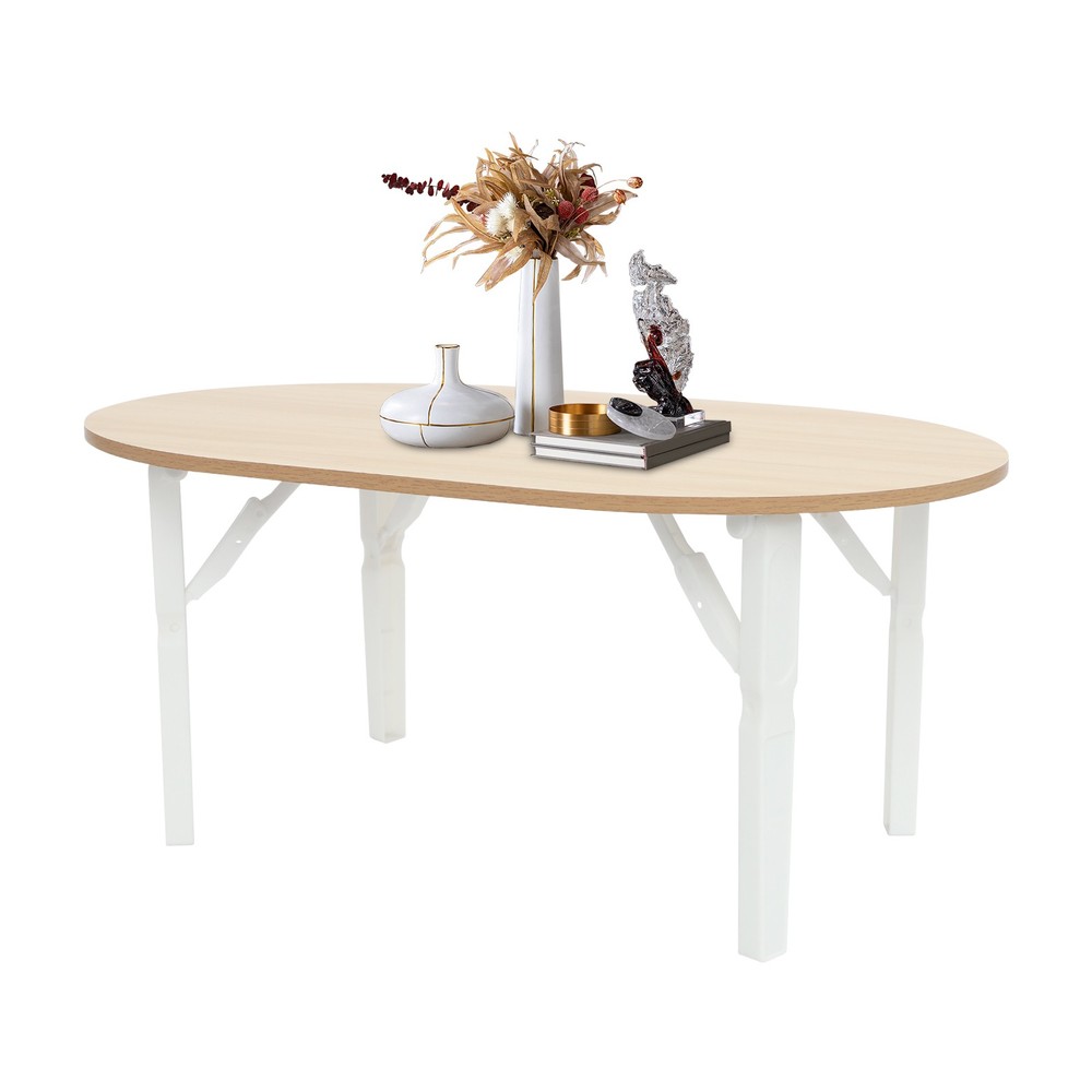 Max 44 lbs Coffee Table 80*48*36cm Foldable Small Table Portable Coffee Table