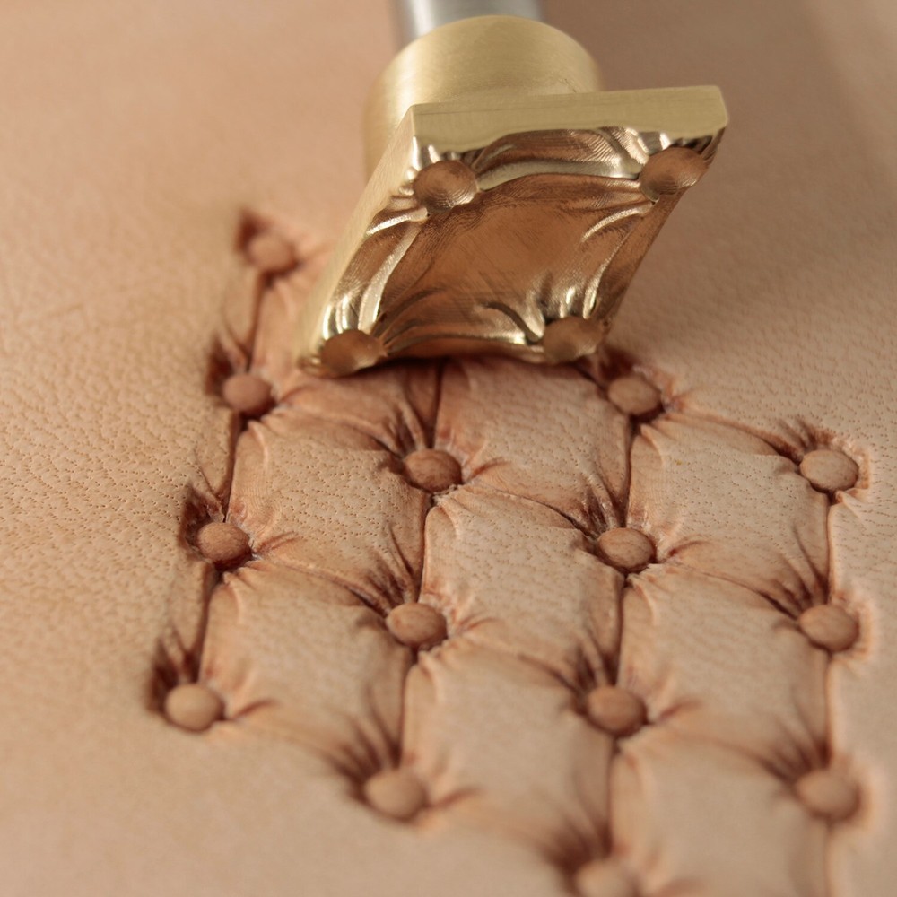 Stamp tool Leather crafting crafts brass saddle making stamps #362BB