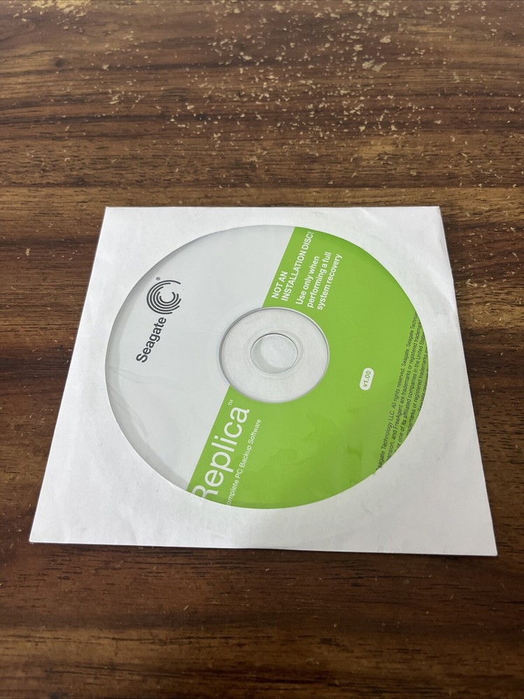 SEAGATE Disc Complete PC Backup Software