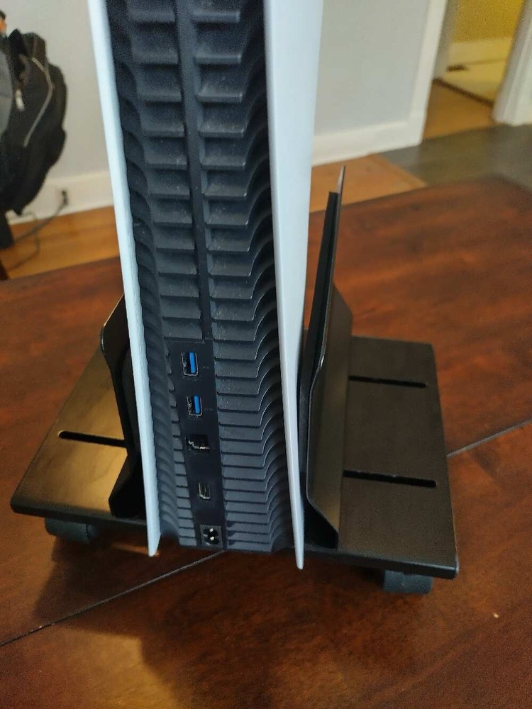 Gaming Console Computer Cart BLACK WITH CASTERS NIB