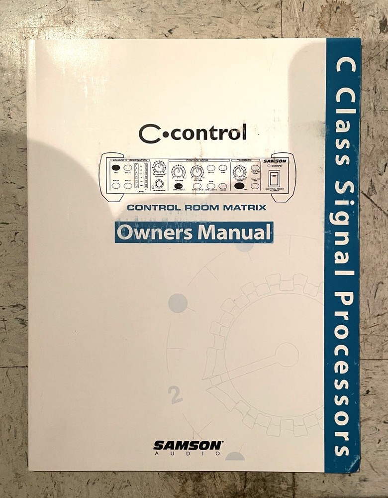 Samson C-Control Owners Manual