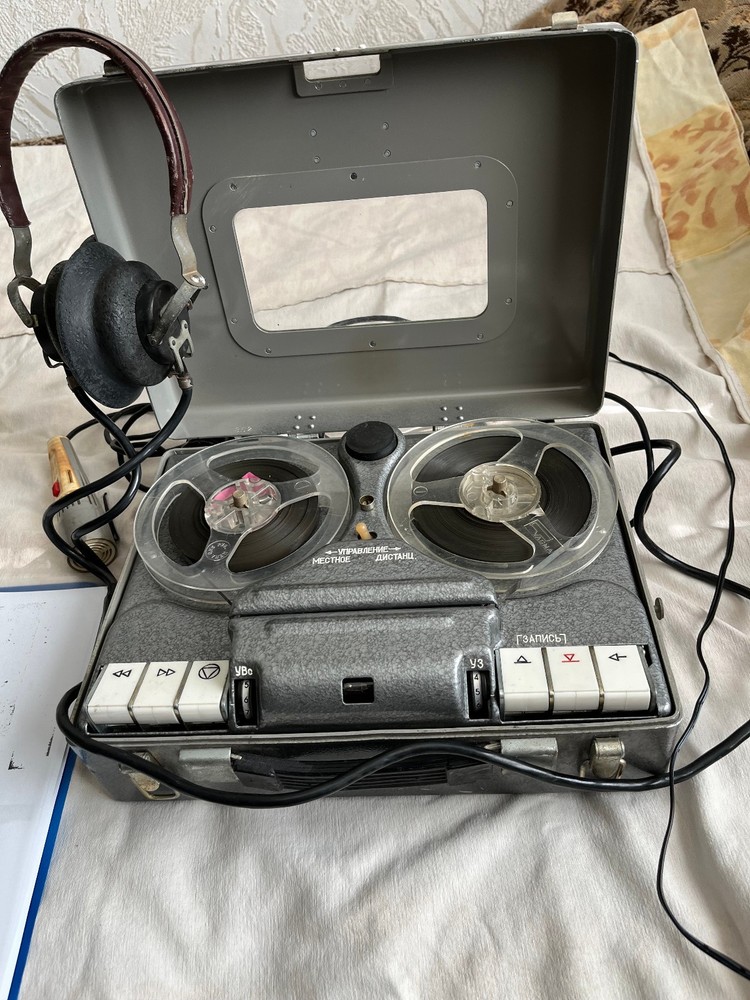 Vintage Soviet military dictaphone P-180M