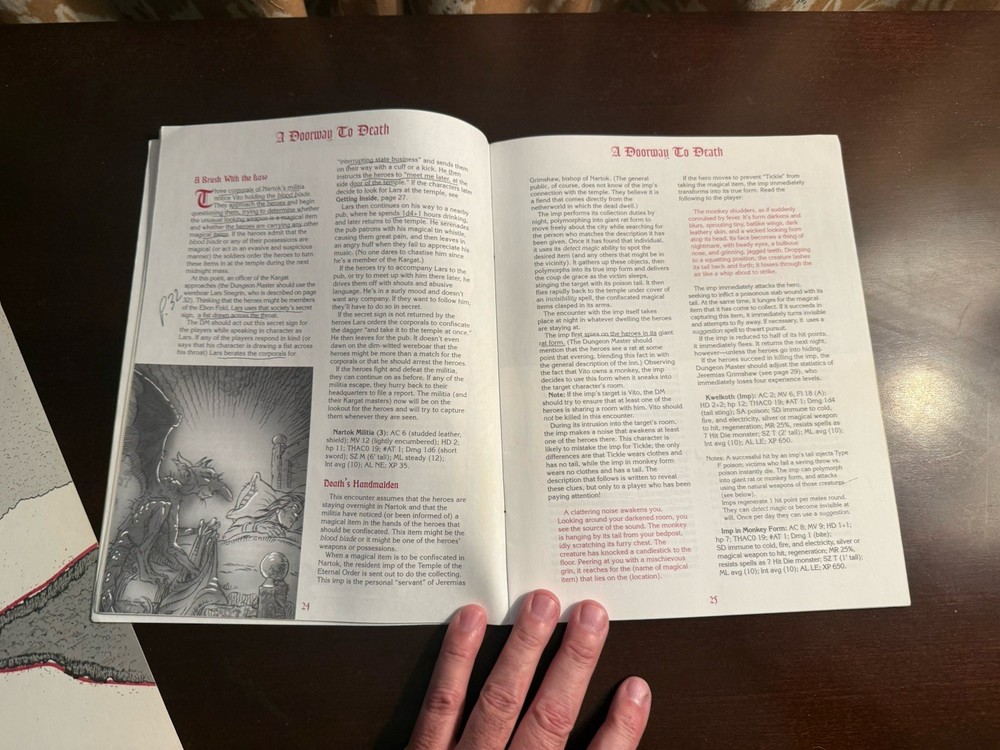 AD&D TSR Ravenloft “Death Ascendant”