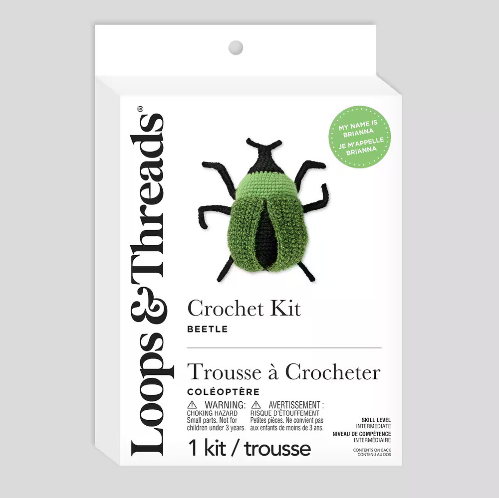 Loops & Threads Crochet Kit "Beetle"
