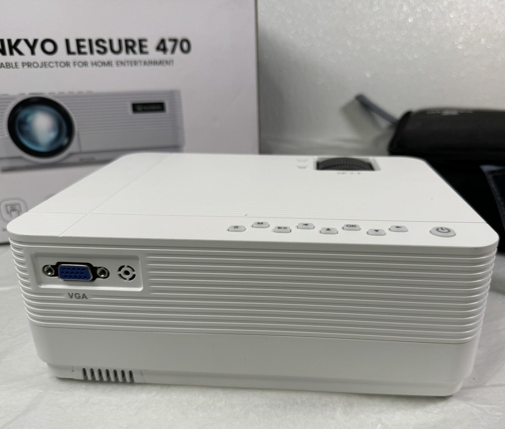 VANKYO Leisure 470 Mini Phone Projector - White New Condition