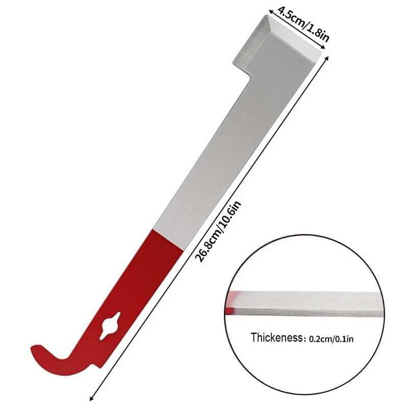 Apiculture J Shape Hook Stainless Steel Bee Hive Scraper Cut Knife Tools