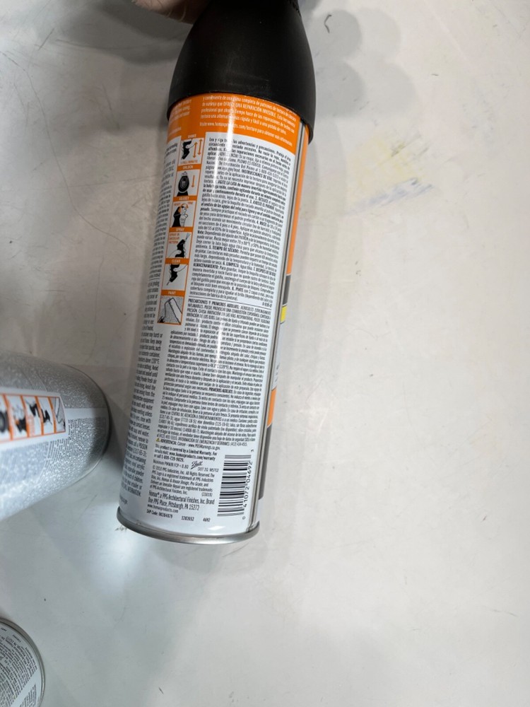 2x Homax Pro Grade CEILING TEXTURE 20 oz Flat White Orange Peel Vertical Apply