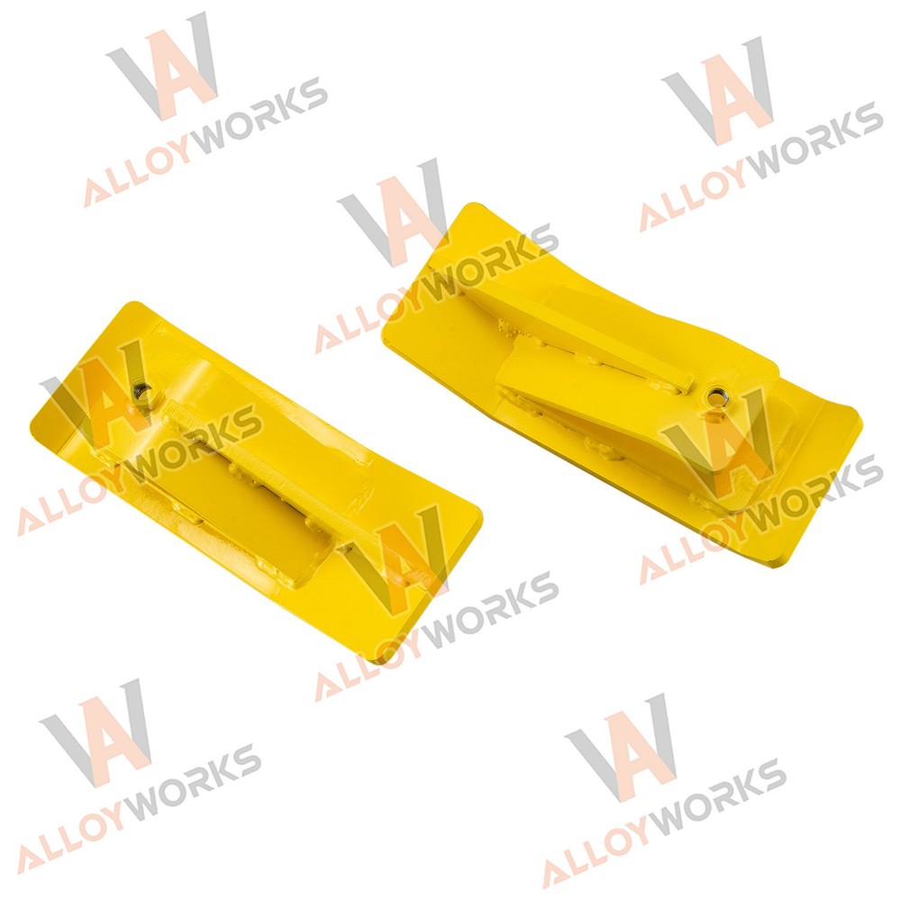 Pair Tractor Bucket Protector Ski Edge Tamer Protector Snow/Removal Wheel Loader