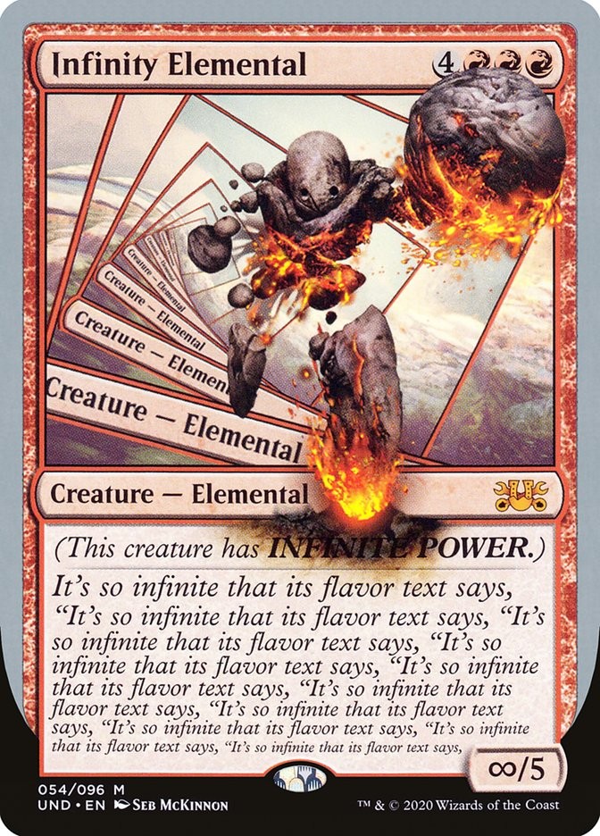 Infinity Elemental [Unsanctioned] Magic MTG