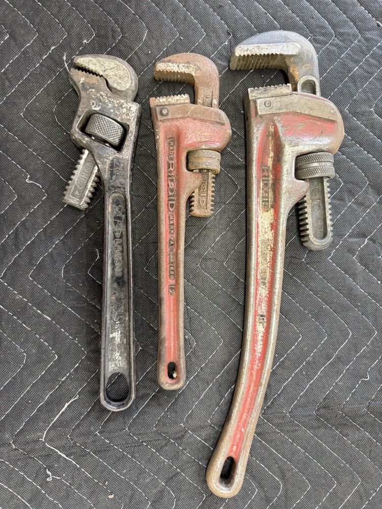 Vintage Pipe Wrench Lot