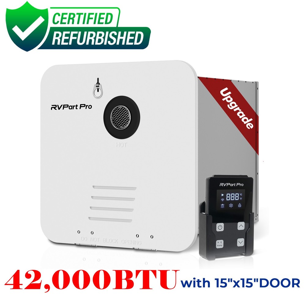 【90% NEW】RV Tankless Water Heater RVG42WD with 15 x 15 in White Door