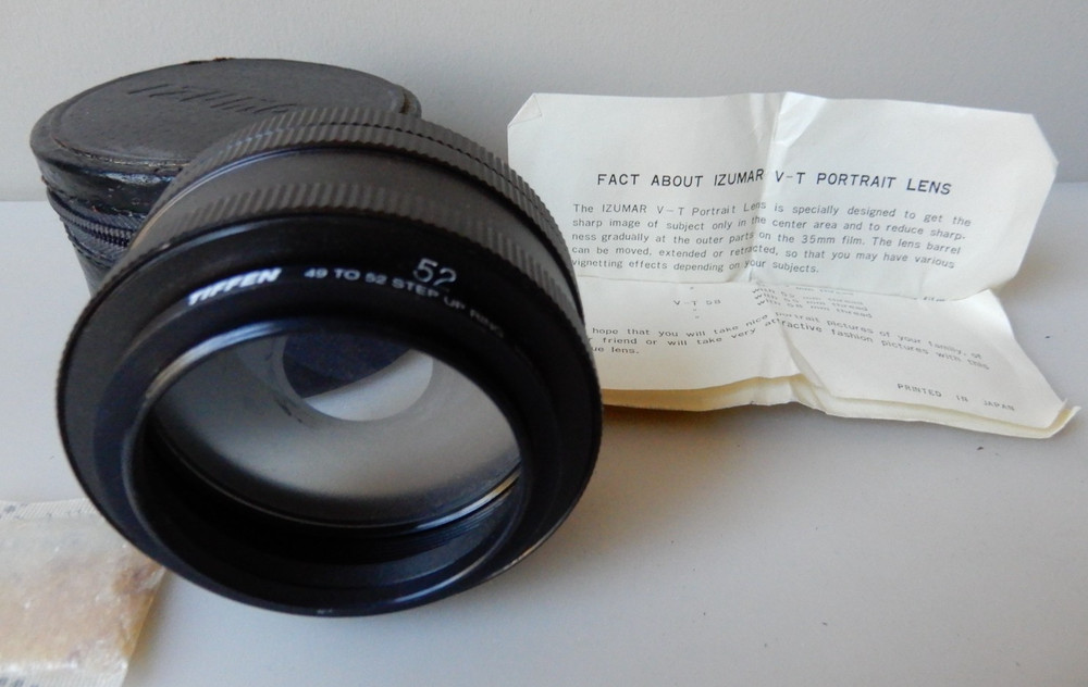 Izumar V-T 58 Portrait Lens with case + step-down filter ring