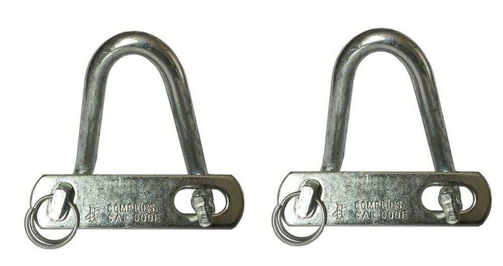 Garage Door Spring W-Hook One Panel One Piece Doors for End Springs 2PCS