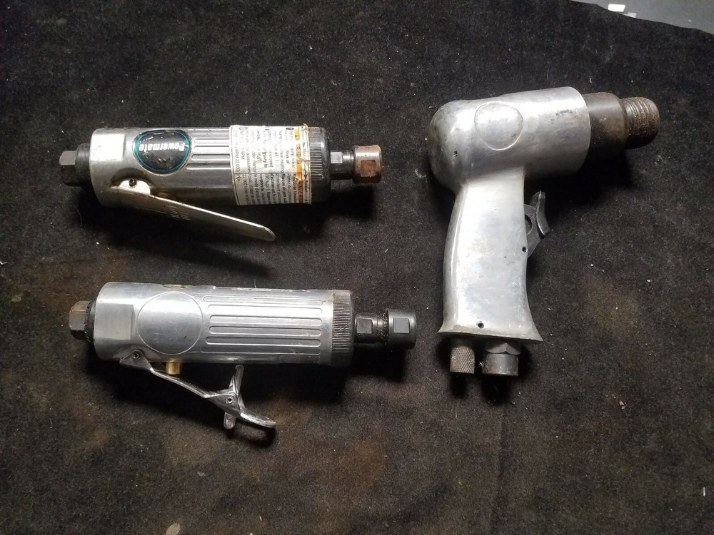 3 Air Tools Ratchets 1 Powermate All Untested
