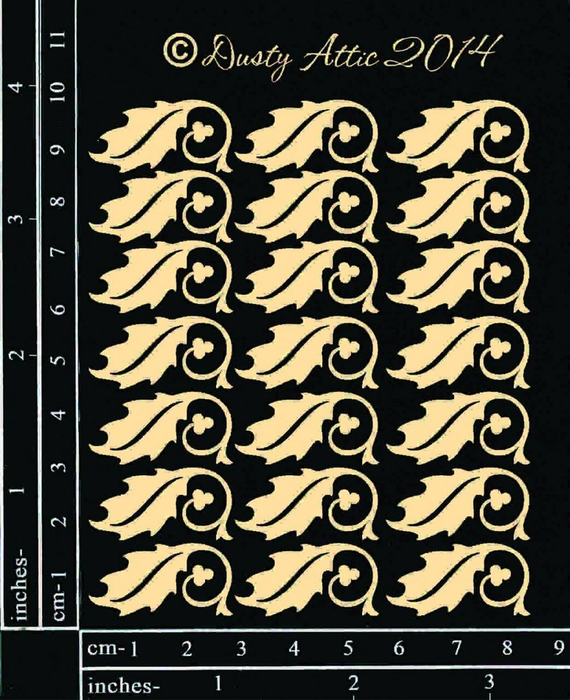 Dusty Attic Chipboard 3x4 - Mini Holly #2, DA0186