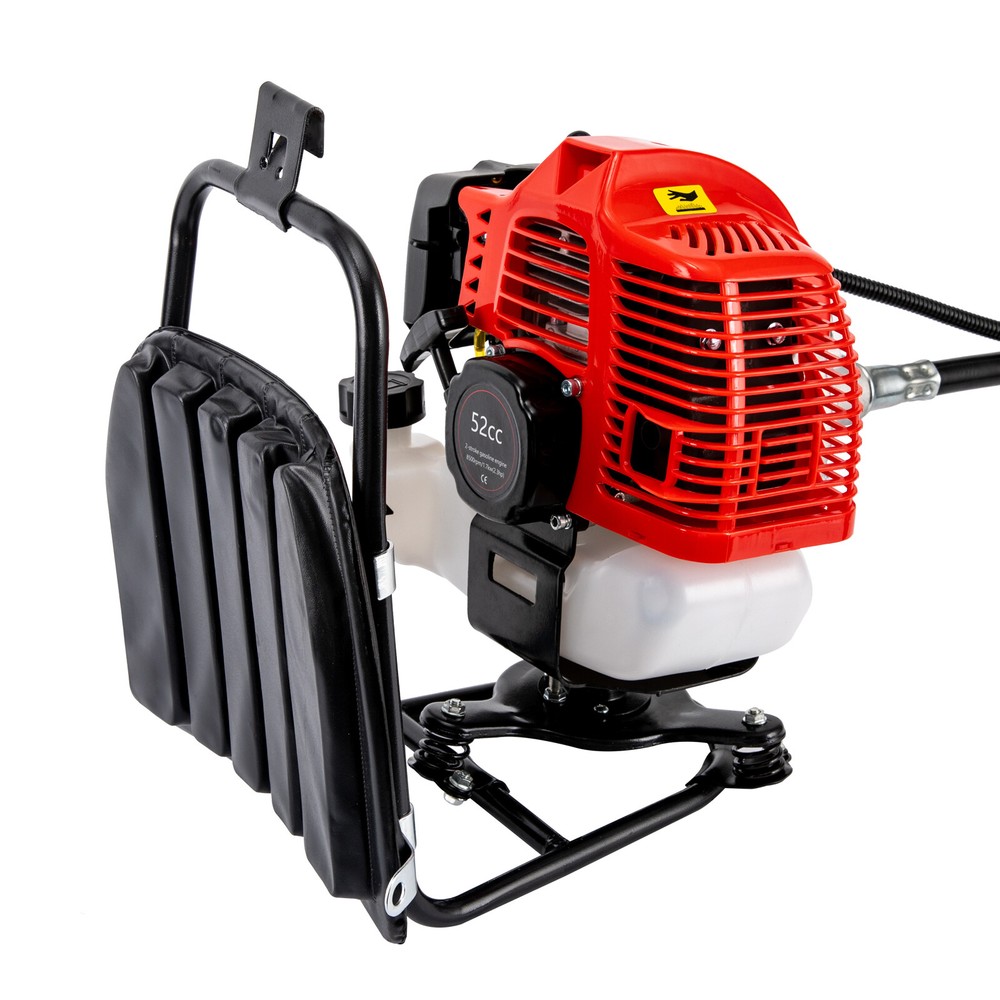 52cc Gas Hedge Trimmer with Extendable Pole & Soft Rubber Grip 2.3HP