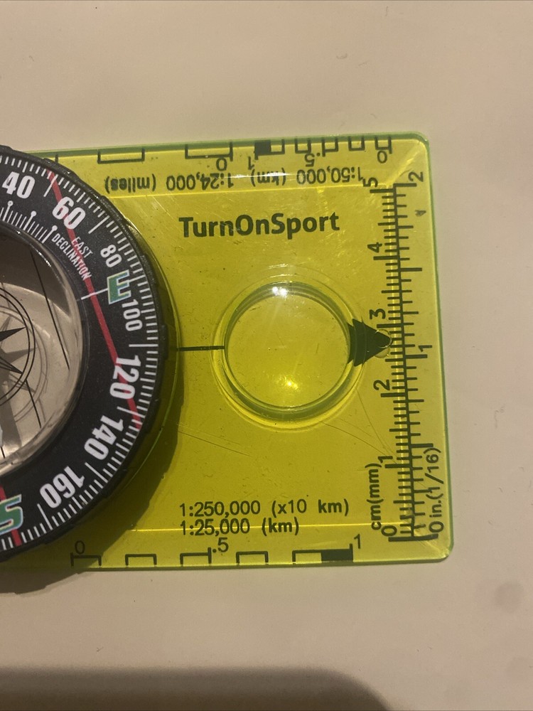 Turn On Sport Orienteering Compass Navigation Hiking Backpacking Scouting