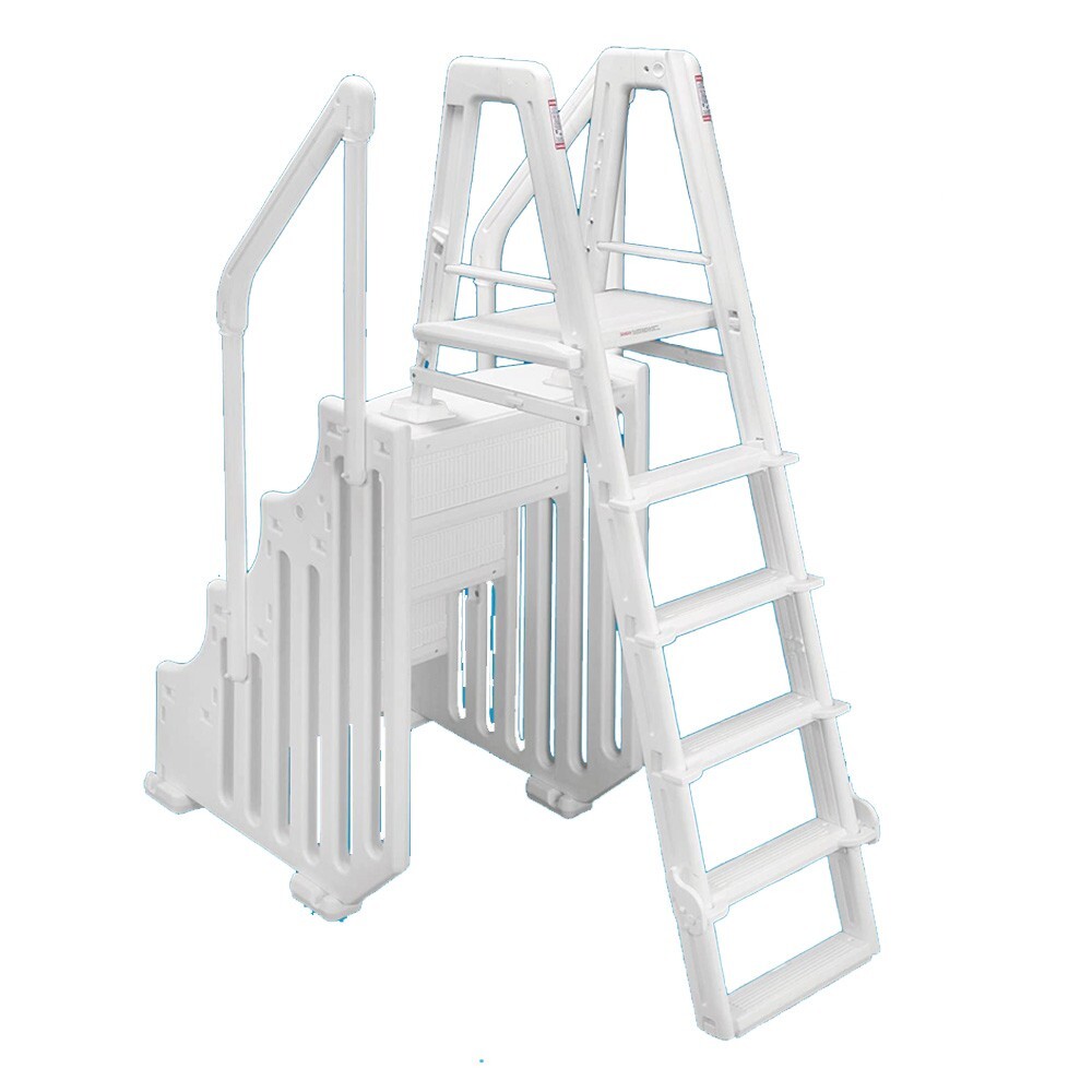 Ocean Blue 30" Mighty Step & Ladder Set Aboveground Swimming Pool Entry System