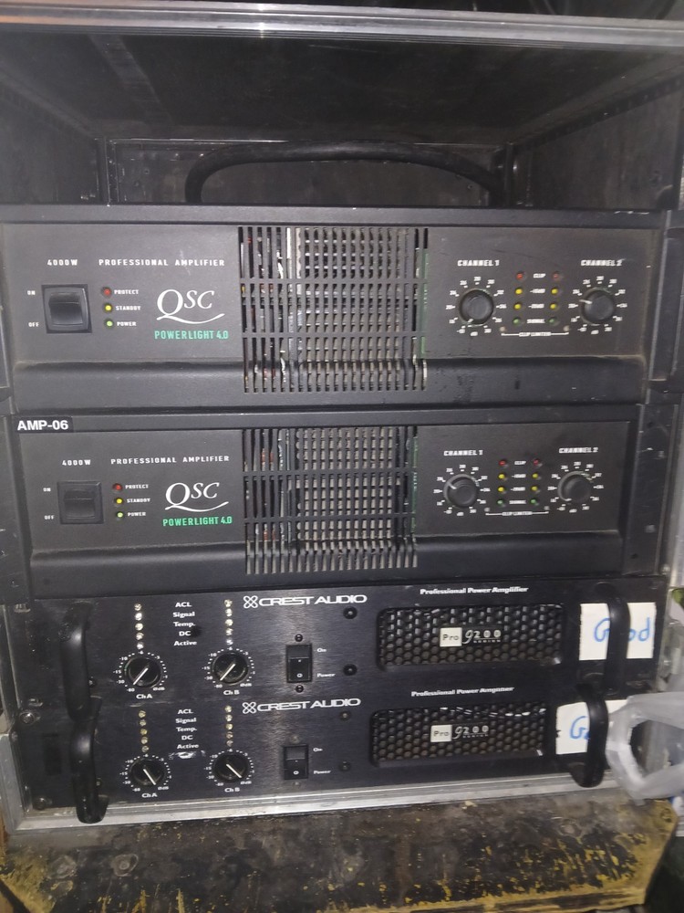 QSC PowerLight 4.0 2-Channel Power Amplifier PL 4.0
