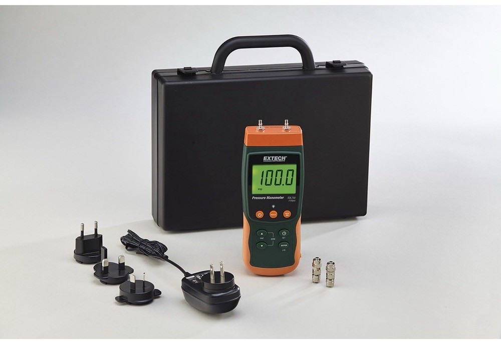 Extech SDL730 : Differential Pressure Manometer Datalogger 101.5Psi range